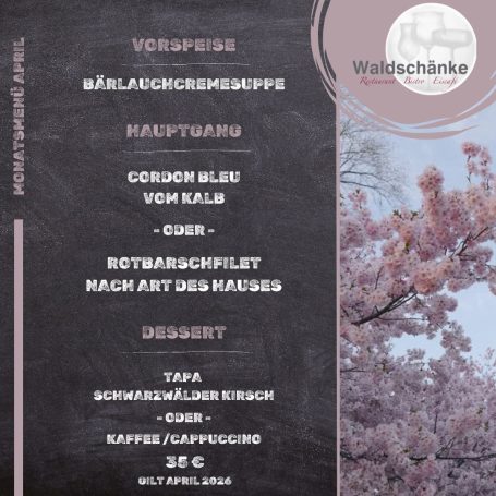 Monatsmenü Monatsmenü